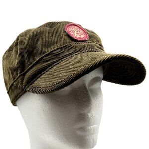 IPath Logo One Size Army Green Corduroy Fitted Cap Hat
